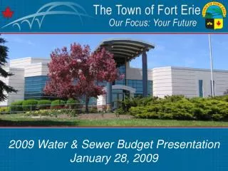 2009 Water &amp; Sewer Budget Presentation January 28, 2009
