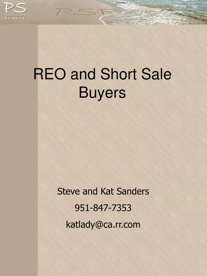 reo and short sale buyers