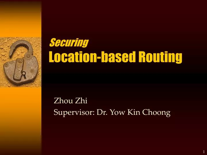 securing location based routing
