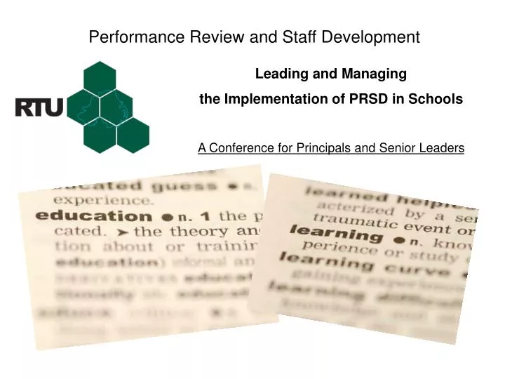 performance review and staff development