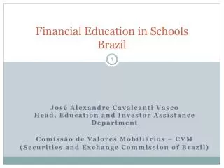 Financial Education in Schools Brazil