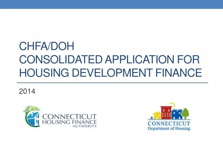 chfa doh consolidated application for housing development finance