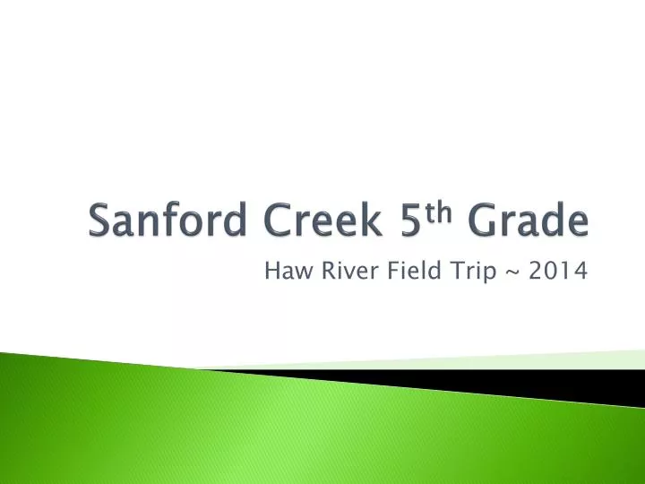 sanford creek 5 th grade