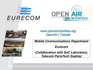 openairinterface OpenAir1 Tutorial