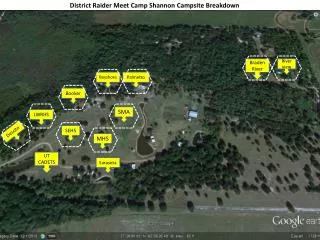 District Raider Meet Camp Shannon Campsite Breakdown