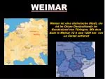 WEIMAR - slide 1
