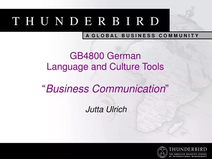 gb4800 german language and culture tools business communication