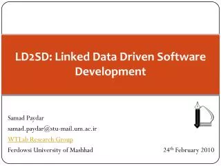 LD2SD: Linked Data Driven Software Development