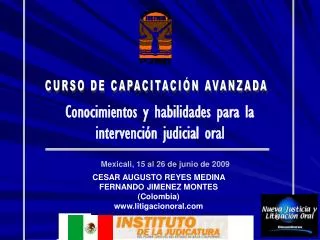 CURSO DE CAPACITACIÓN AVANZADA