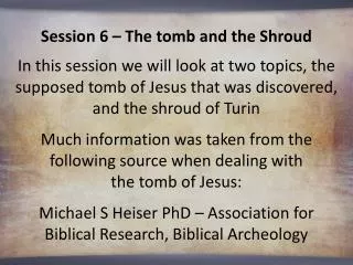 Michael S Heiser PhD – Association for Biblical Research, Biblical Archeology