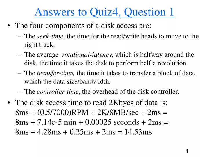 answers to quiz4 question 1