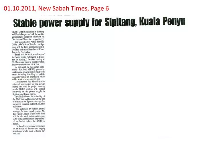 01 10 2011 new sabah times page 6