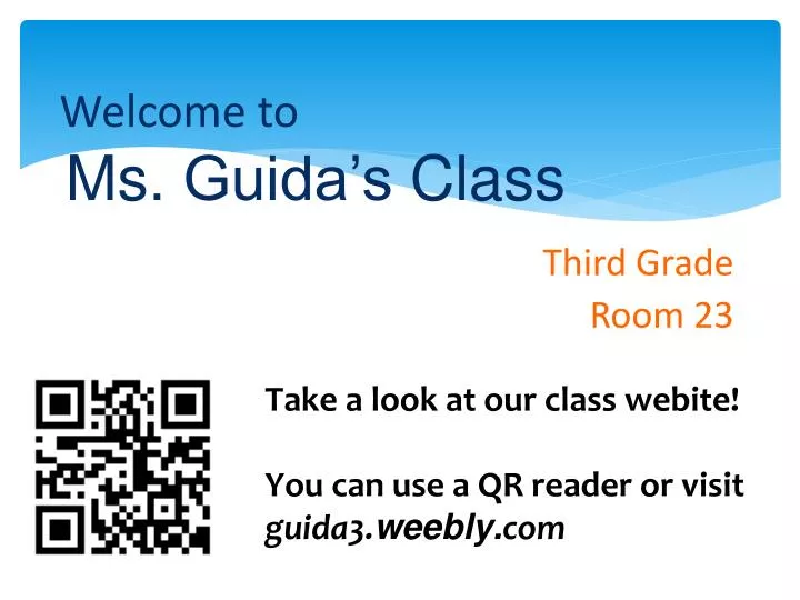 welcome to m s guida s class