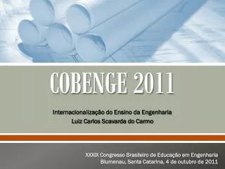 COBENGE 2011
