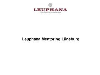 Leuphana Mentoring Lüneburg