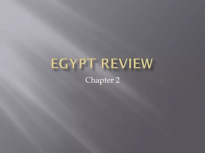 egypt review