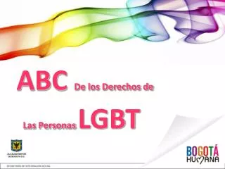 ABC De los Derechos de Las Personas LGBT