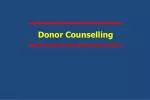 Donor Counselling - slide 1