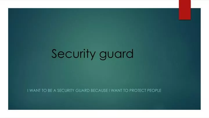 security guard