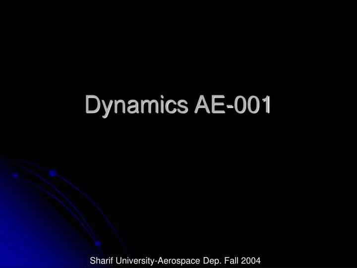 dynamics ae 001