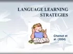LANGUAGE LEARNING STRATEGIES - slide 1