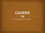 GANDHI - slide 1