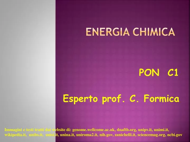 energia chimica