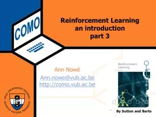 Reinforcement Learning an introduction part 3