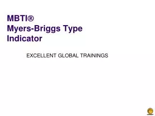 MBTI  Myers-Briggs Type Indicator