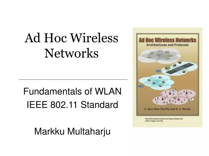 ad hoc wireless networks