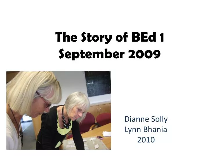the story of bed 1 september 2009
