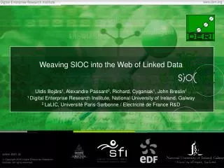 Weaving SIOC into the Web of Linked Data