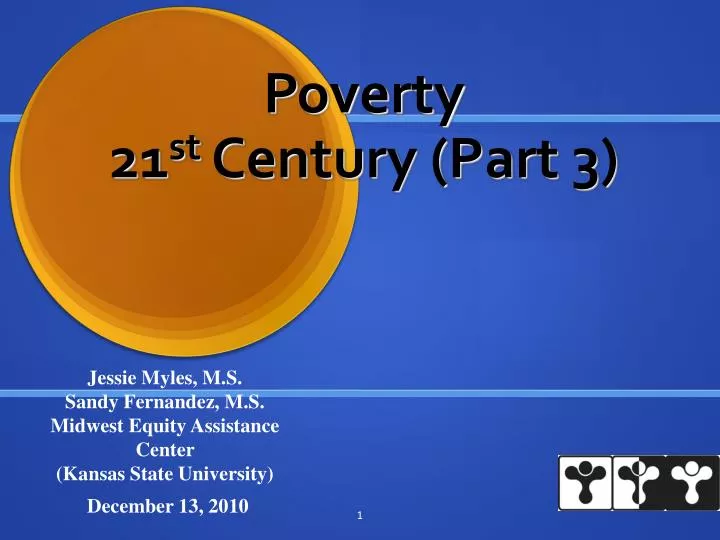 poverty 21 st century part 3