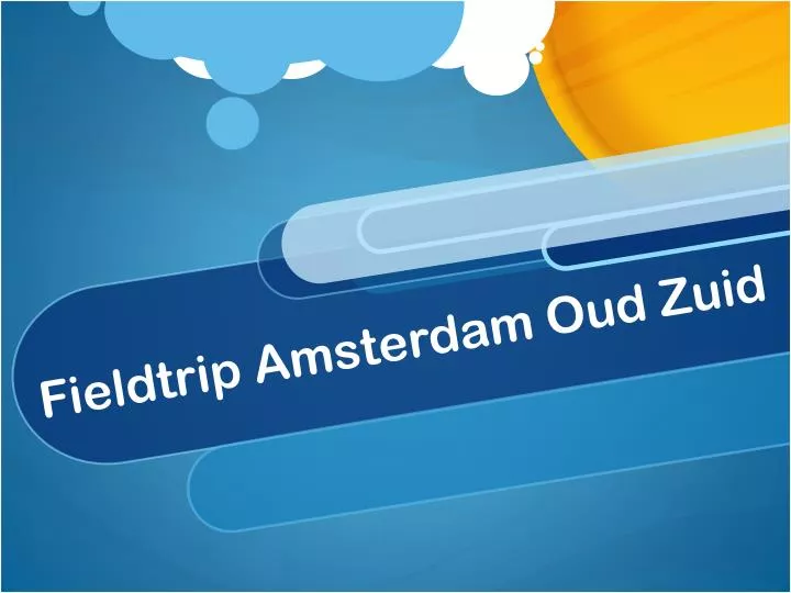 fieldtrip amsterdam oud z uid