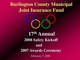 Burlington County Municipal Joint Insurance Fund