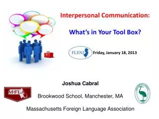 Interpersonal Communication: What’s in Your Tool Box?