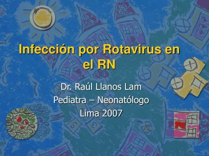 infecci n por rotavirus en el rn