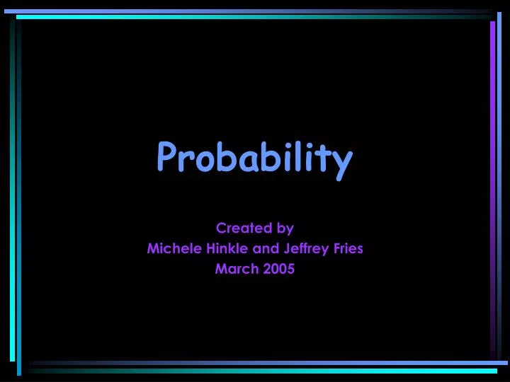 probability