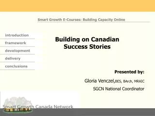 Building on Canadian Success Stories