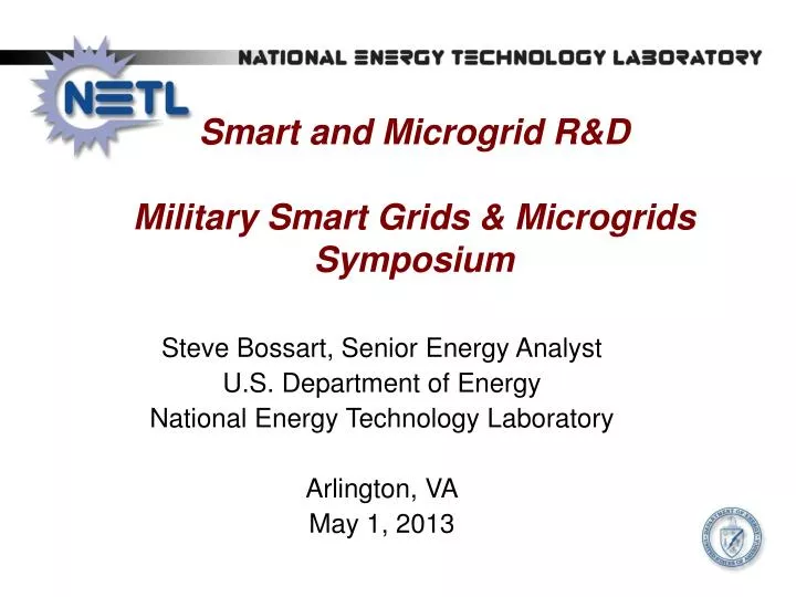 smart and microgrid r d military smart grids microgrids symposium
