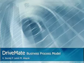 DriveMate Business Process Model