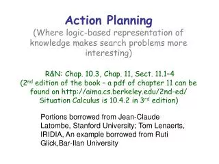 Planning with situation calculus