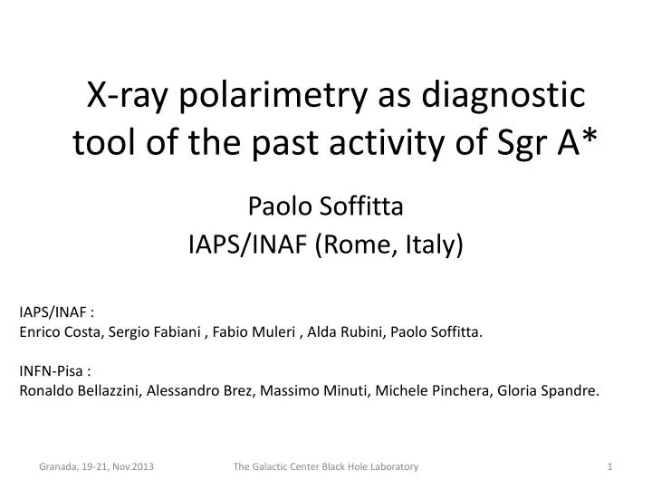 x ray polarimetry as diagnostic tool of the past activity of sgr a