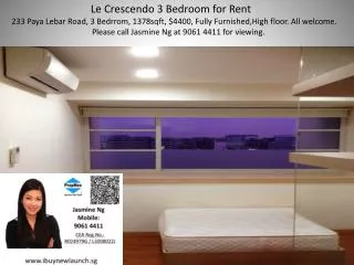 Le Crescendo 3 Bedroom for Rent