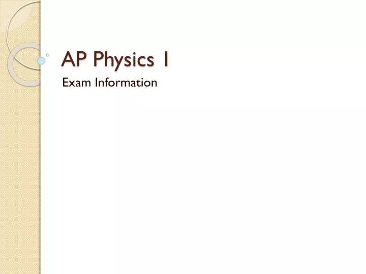 ap physics 1
