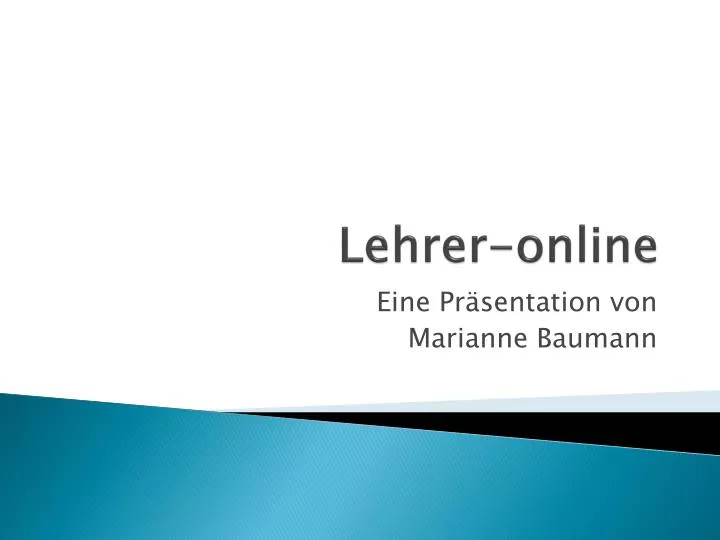 lehrer online