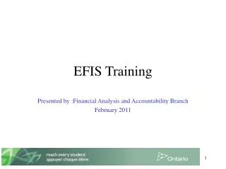 EFIS Training