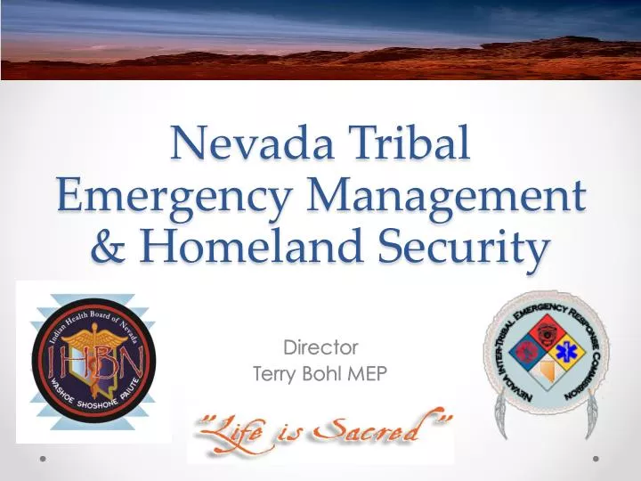 nevada tribal emergency management homeland security