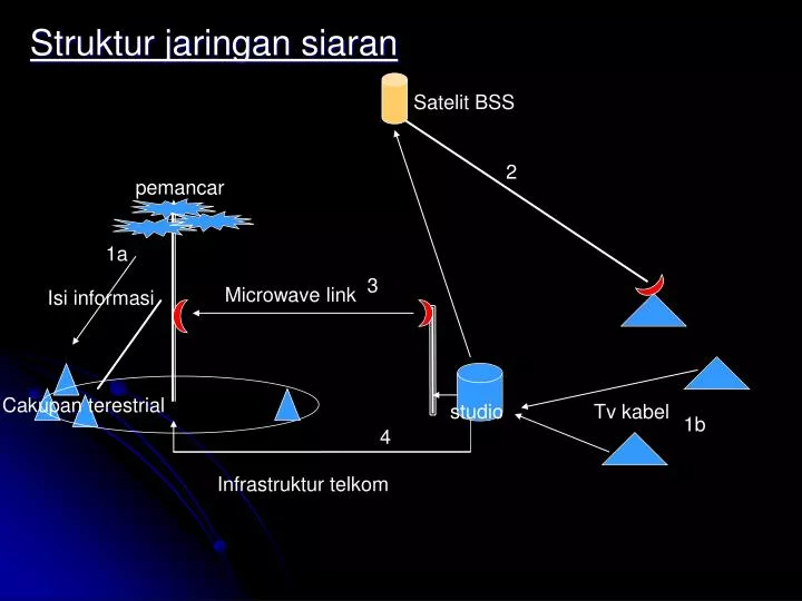 struktur jaringan siaran