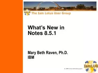 What’s New in Notes 8.5.1